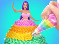 Icing On Doll Cake - Creative Bakery